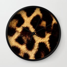 Leopard Love Wall Clock