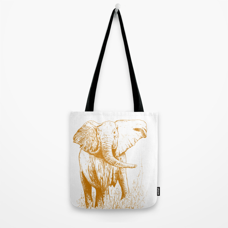 caramel tote bag