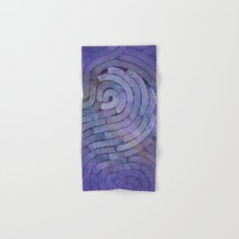 'Careful Where You Stand, In Violet' Hand & Bath Towel