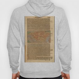 Vintage Map Print - Constantinople - from Münster's Cosmographia Universalis, 1570 Hoody