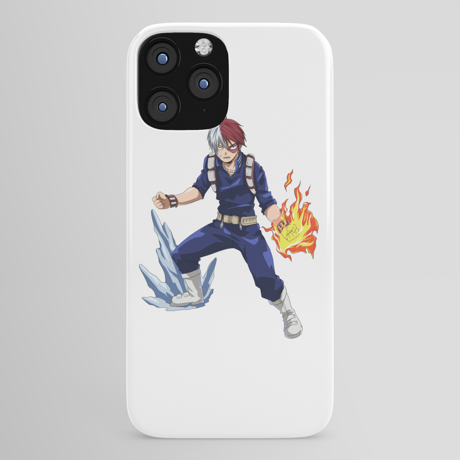 Shoto Todorki Fire And Ice My Hero Academia Iphone Case By Teenacioustees Society6
