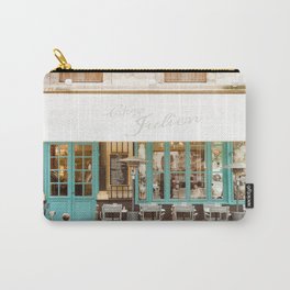 Chez Julien Carry-All Pouch | Color, Pariscafeprint, Street, Parisian, Parisphotograph, City, Architecture, France, French, Wanderlust 