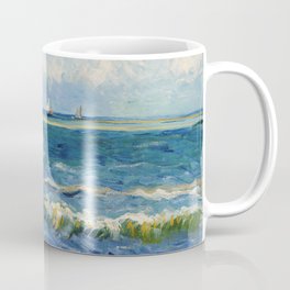 Seascape near Les Saintes-Maries-de-la-Mer by Vincent van Gogh Coffee Mug