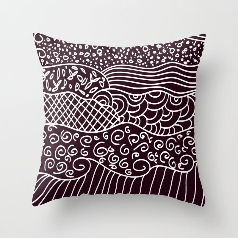 Different Shapes Throw Pillow By Aticnomar Society6