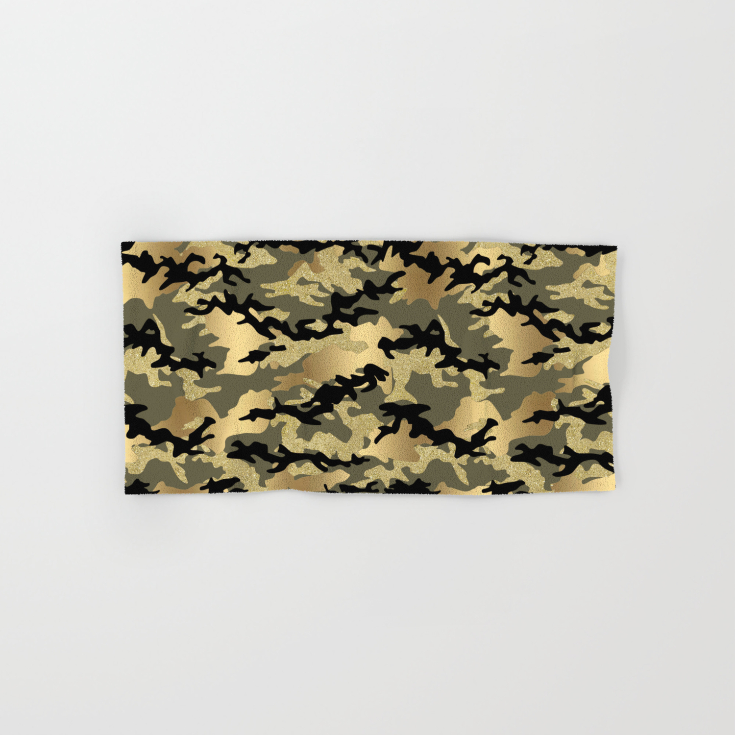 camouflage bath towels