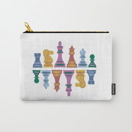 colorful chess pieces Carry-All Pouch