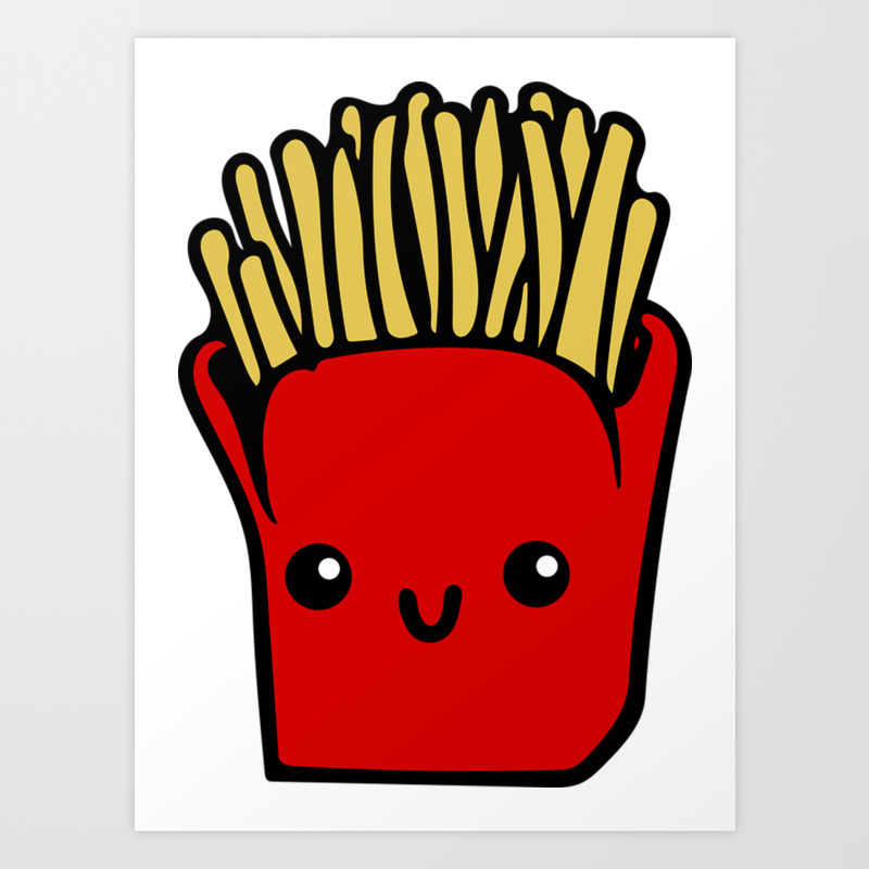 Fries Fun Cartoon Chips Character Characters Cute Fast Food Art Print By Abllo Society6 Are you searching for cute characters png images or vector? fries fun cartoon chips character characters cute fast food art print by abllo