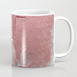 Darling: a minimal, abstract mixed-media piece in pink, white, and gold by Alyssa Hamilton Art Coffee Mug
