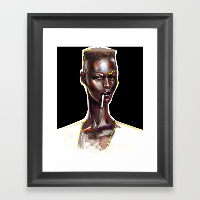Pull Up To My Bumper Baby Framed Art Print By Laurenbreitbarth