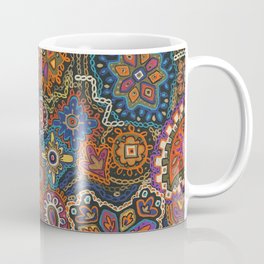 Crewel Jewel Floral by Nettwork2Design Nettie Heron-Middleton Coffee Mug