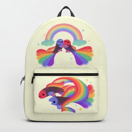 Rainbow guppy 6 Backpack
