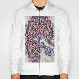 Chained hearts abstract photography Hoody