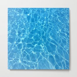 pool water Metal Print
