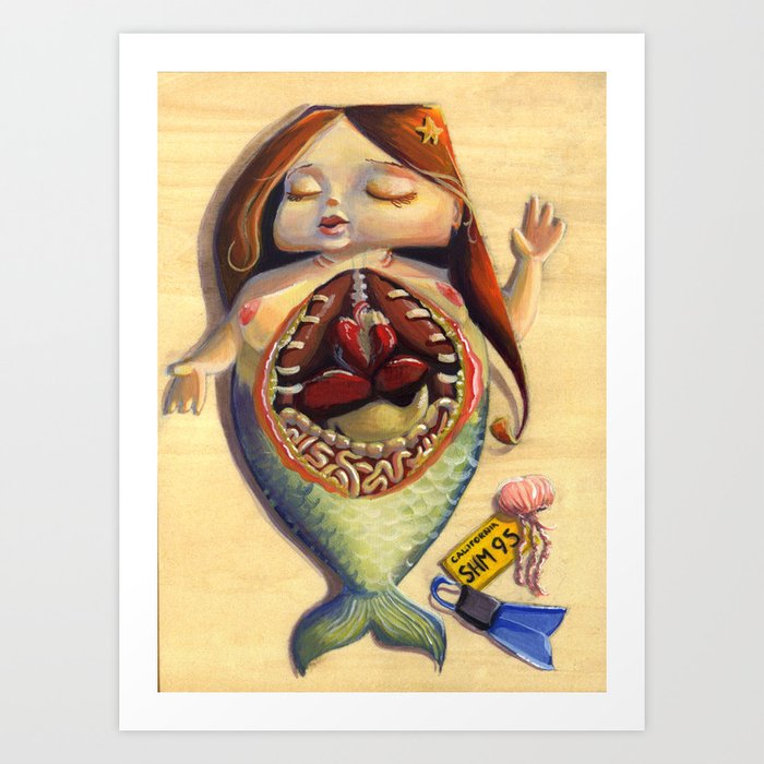 Dissection Of Mythological Beasts Mermaid Dissection With Displayed Stomach Contents Art Print By Nataliezigal Society6 Come take part in our community r/cartoons premier dates are u.s. dissection of mythological beasts mermaid dissection with displayed stomach contents art print by nataliezigal