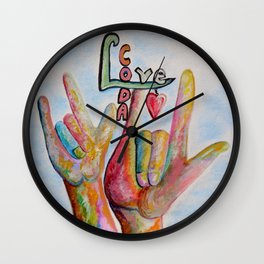 CODA - Children of Deaf Adults Wall Clock