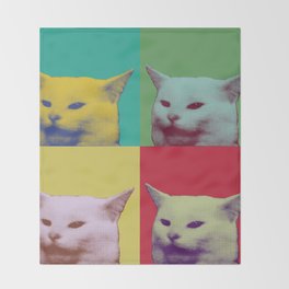 Cat Meme Throw Blankets For Any Room Or Decor Style Society6