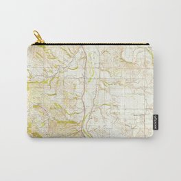 Paso Robles, CA from 1948 Vintage Map - High Quality Carry-All Pouch | Chart, Classy, Graphicdesign, Maps, Modern, Retro, Old, Vintage, Decoration, Topographic 