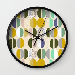 Semicircles - so simple and so cool Wall Clock