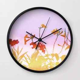 #Fantasy#Tropical#blossom Wall Clock