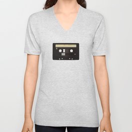 Retro audio cassette. Music V Neck T Shirt