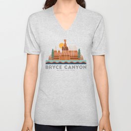 Bryce Canyon National Park Utah Graphic V Neck T Shirt