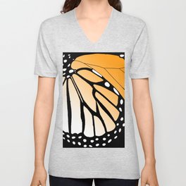 Butterfly Wing - Monarch V Neck T Shirt