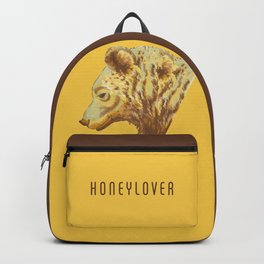 Honeylover Backpack | Animal, Forest, Love, Furry, Kodiak, Honey, Bears, Ursine, Bear, Wild 