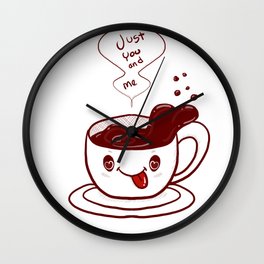 JUST YOU AND ME Wall Clock