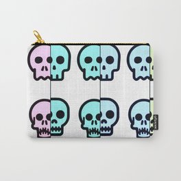 Pastel Goth | Pastel skulls | Pastel Gothic | Gothc skulls | Cute skulls Carry-All Pouch