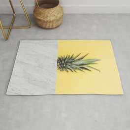 Pineapple and marble Rug