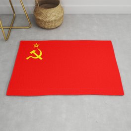 ussr cccp russia soviet union communist flag Rug