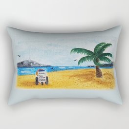 La Playa Rectangular Pillow