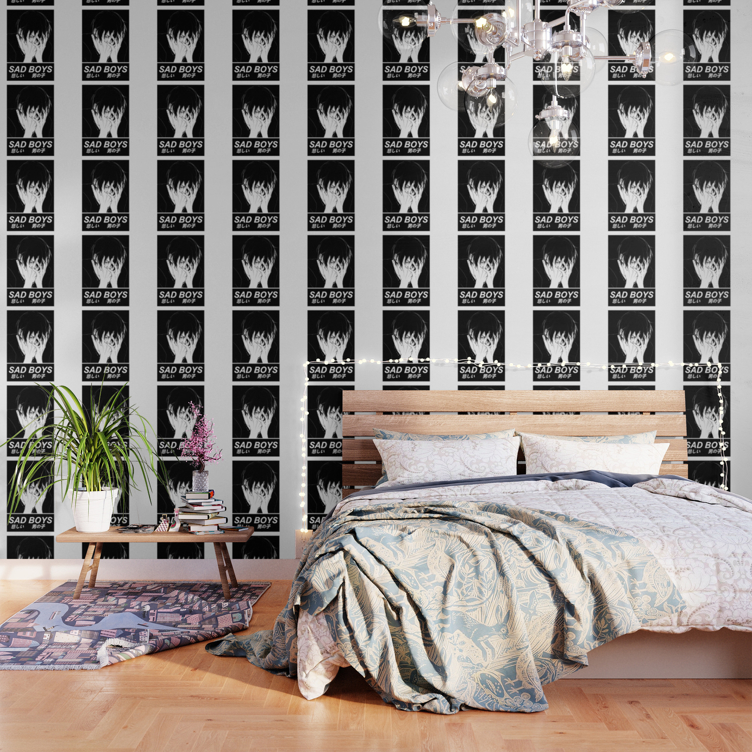 >Sad Boys Sad Japanese Anime Aesthetic Wallpaper By Poser Boy Society6
