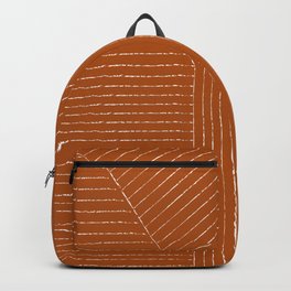 Lines (Rust) Backpack