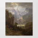 Rocky Mountains, Lander's Peak by Albert Bierstadt Leinwanddruck
