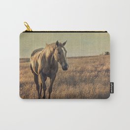 Dusk Carry-All Pouch | Photo, Horsephotography, Wallart, Bronze, Horse, Giftforher, Homedecor, Gold, Green, Animalphotography 