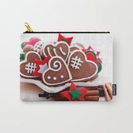 Holiday Christmas Cinnamon Cookie Gingerbread Carry-All Pouch