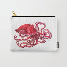 Giant pacific octopus scientific illustration art print Carry-All Pouch