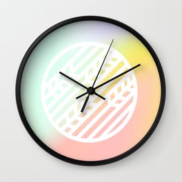 rainbow circle Wall Clock