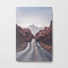 Sierra Nevada South Western Road Metal Print