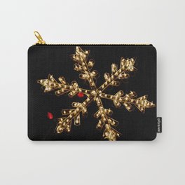 Abstract Golden Holiday Star Carry-All Pouch